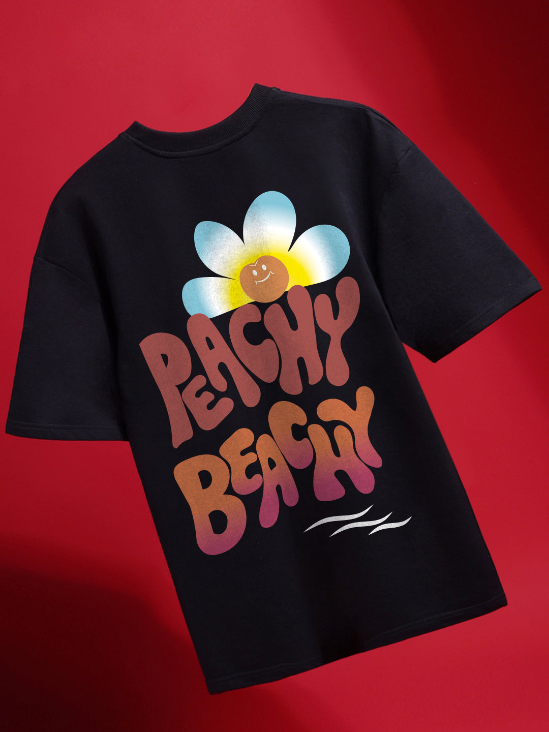 Peachy Beachy Oversized T-Shirt
