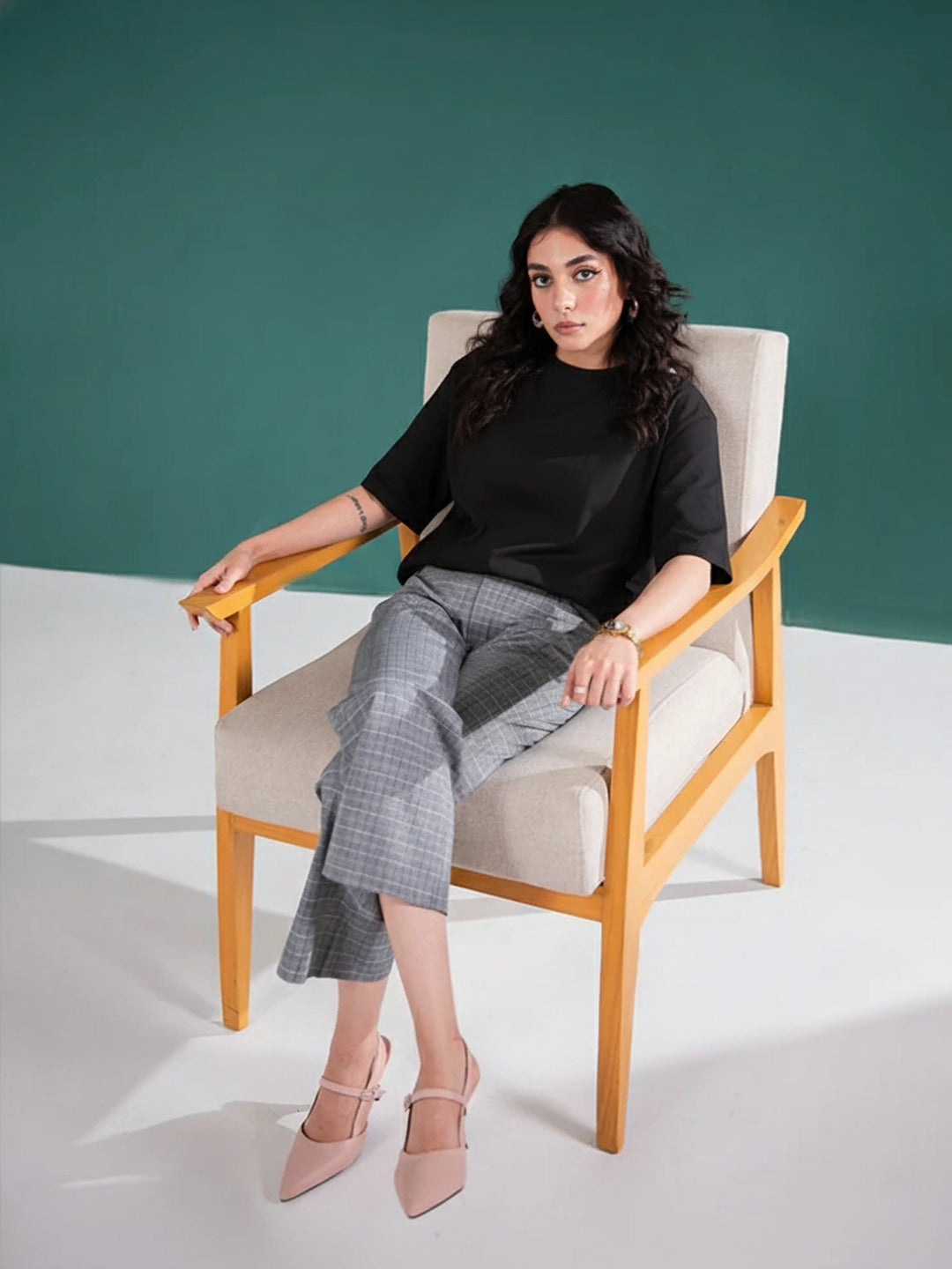 Classic Black Oversize T-Shirt For Women