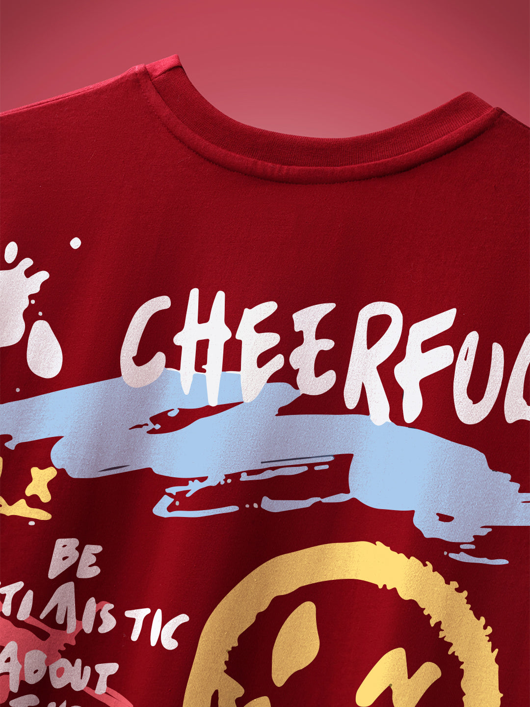 Cheer Full Oversized Fit T-Shirt