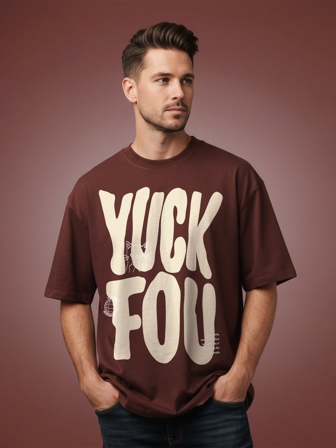 Yuck Fou Oversized Fit T-Shirt