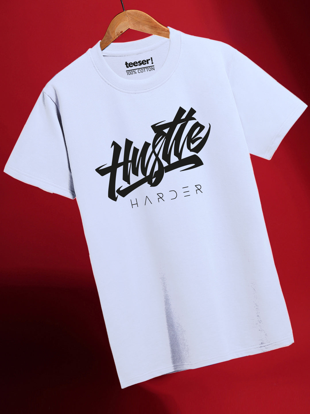 Hustle Harder Regular Fit T-Shirt