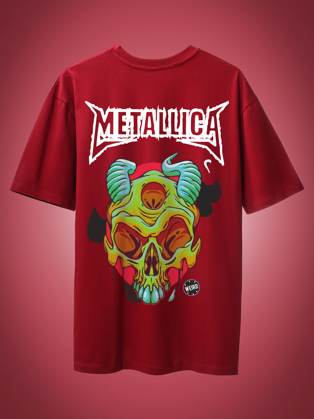 Weird Metallica Oversized T-Shirt