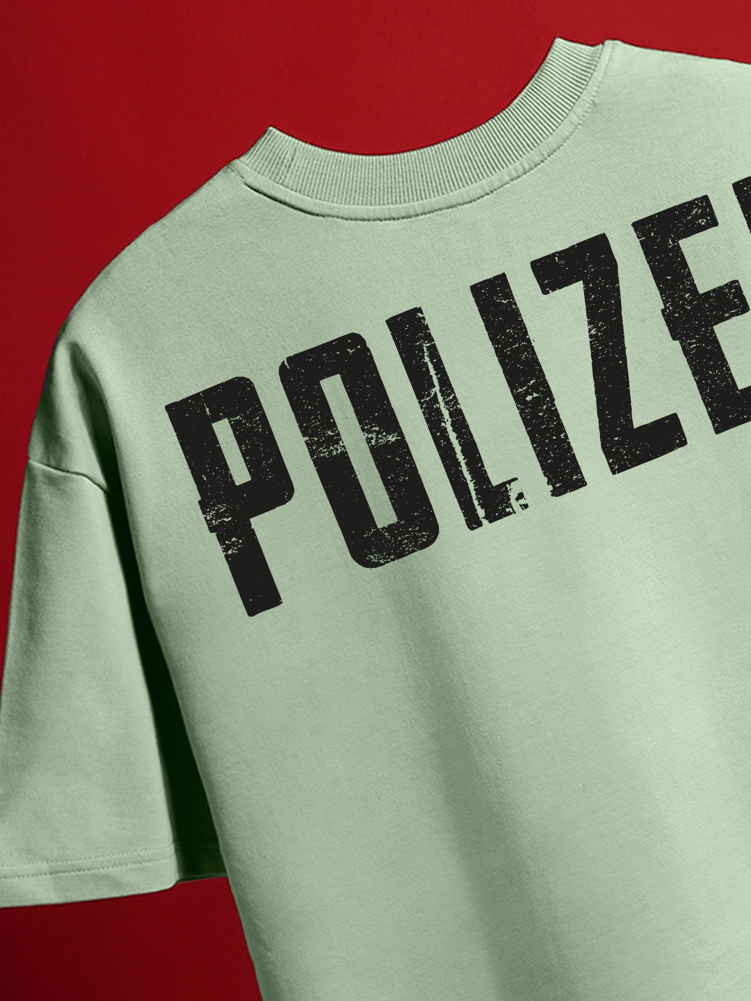Polizei Oversized Fit T-Shirt