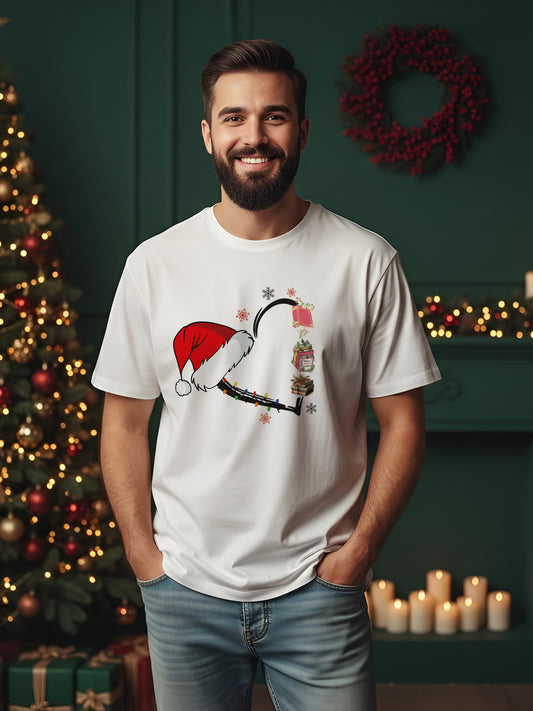 Santa Love Christmas Regular T-Shirt For Men