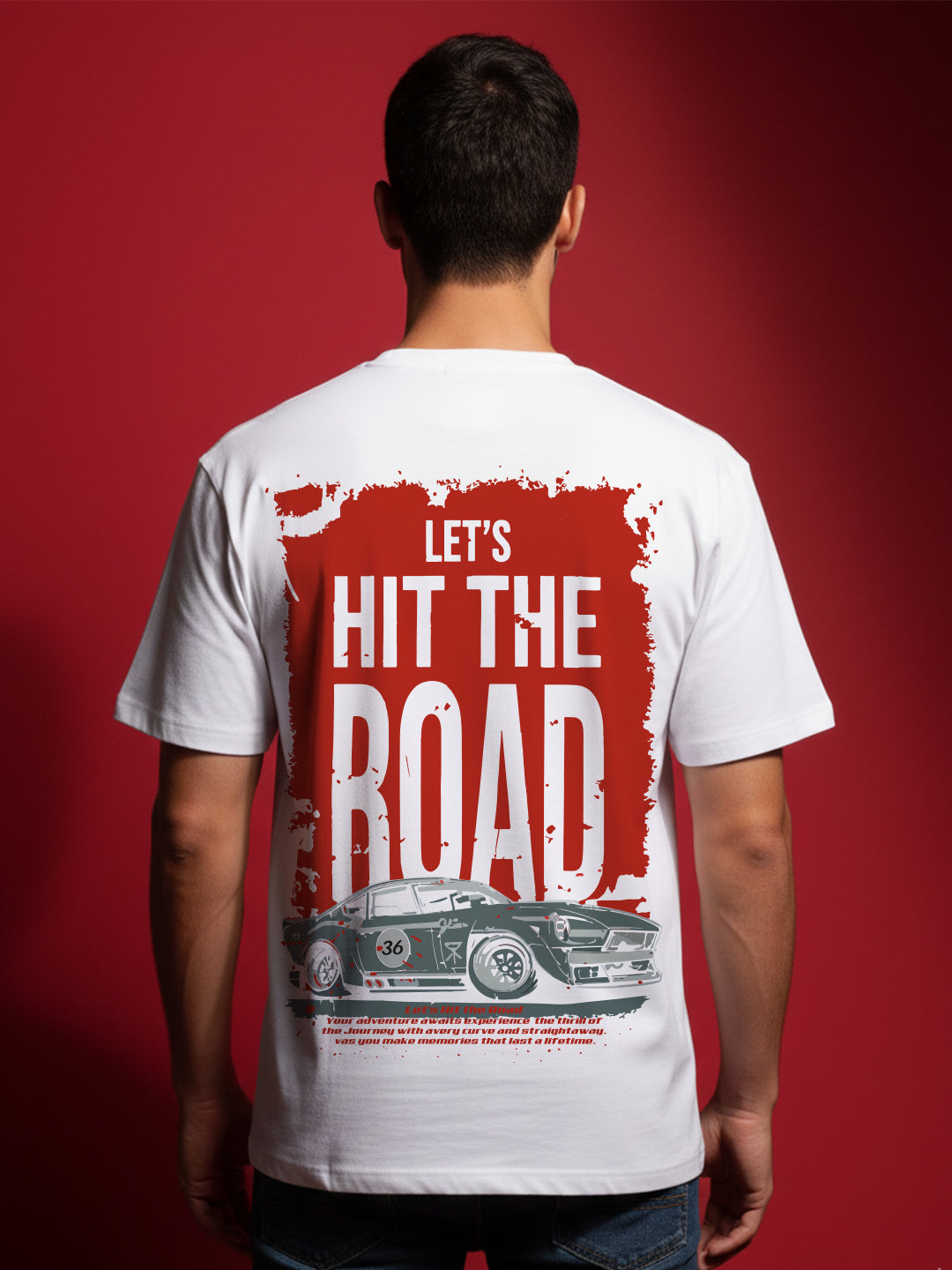 Let's Hit The Road Oversized Fit T-Shirt