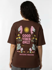 Good Vibes Only Oversized T-Shirt For Women