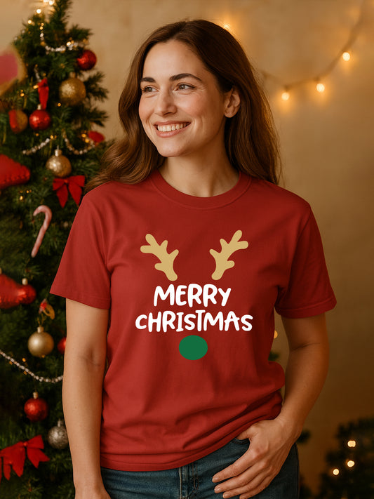 Women's Merry Christmas Regular T-Shirt