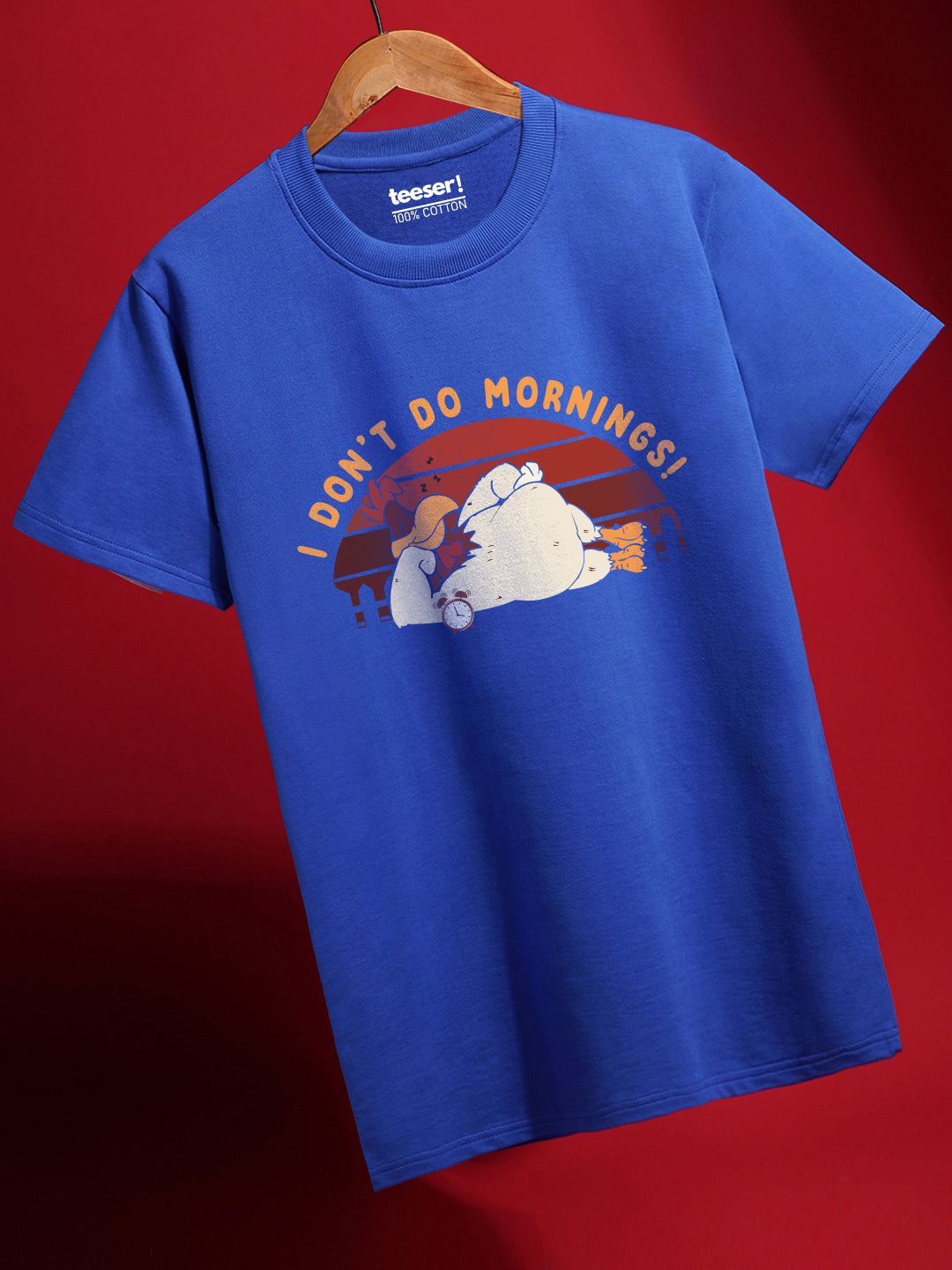 I DON'T DO MORNINGS Regular Fit T-Shirt