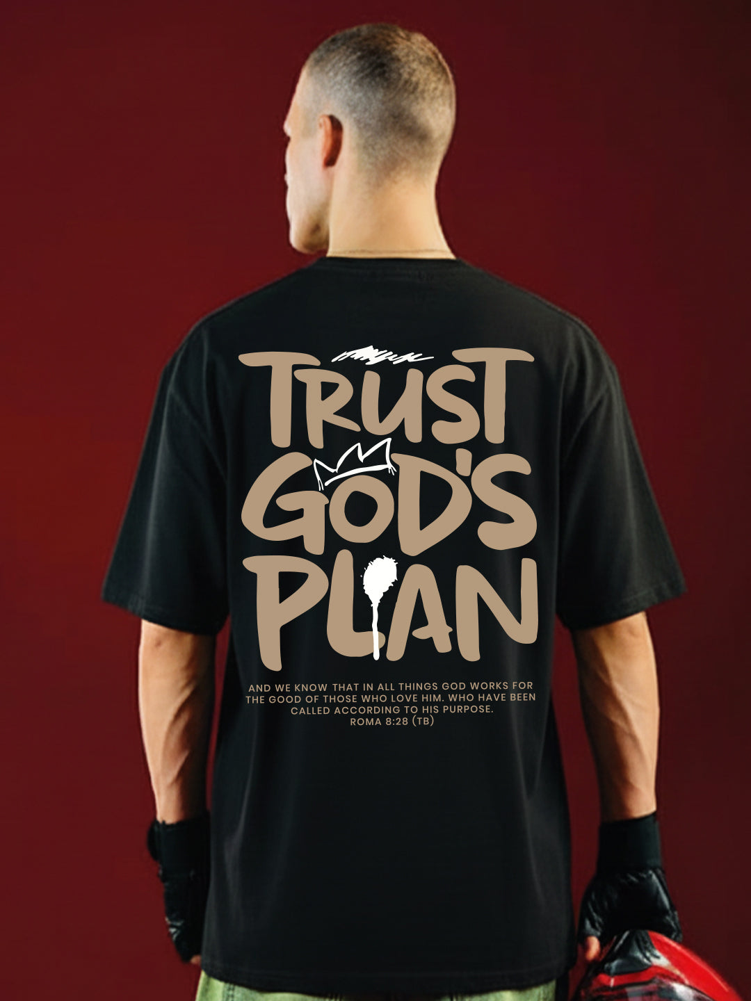 Trust God Plan Oversized Fit T-Shirt