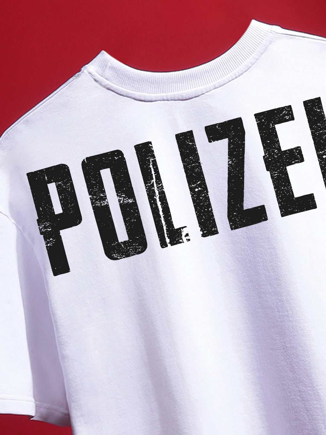 Polizei Oversized Fit T-Shirt