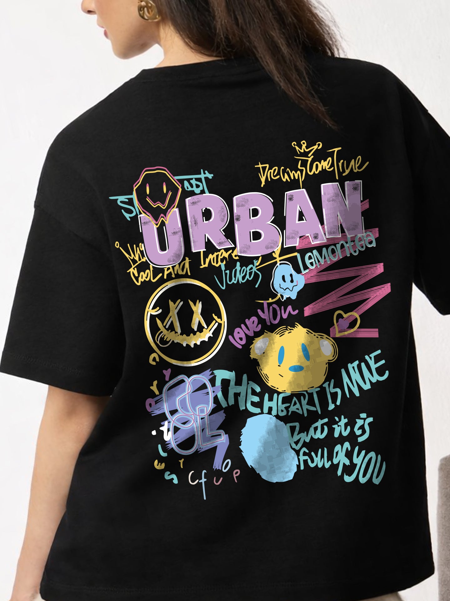 Urban Oversized Fit T-Shirt For Women