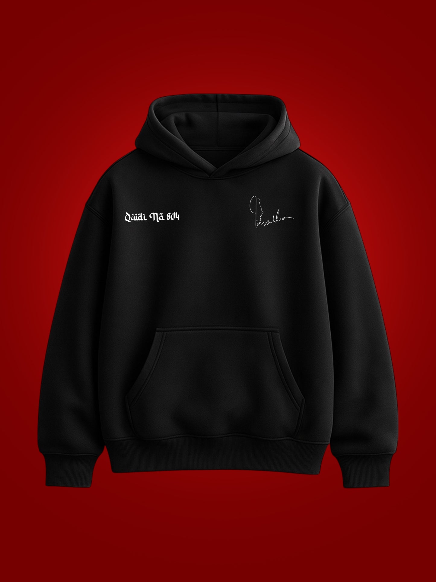 Qaidi No 804 Oversized Graphic Hoodie