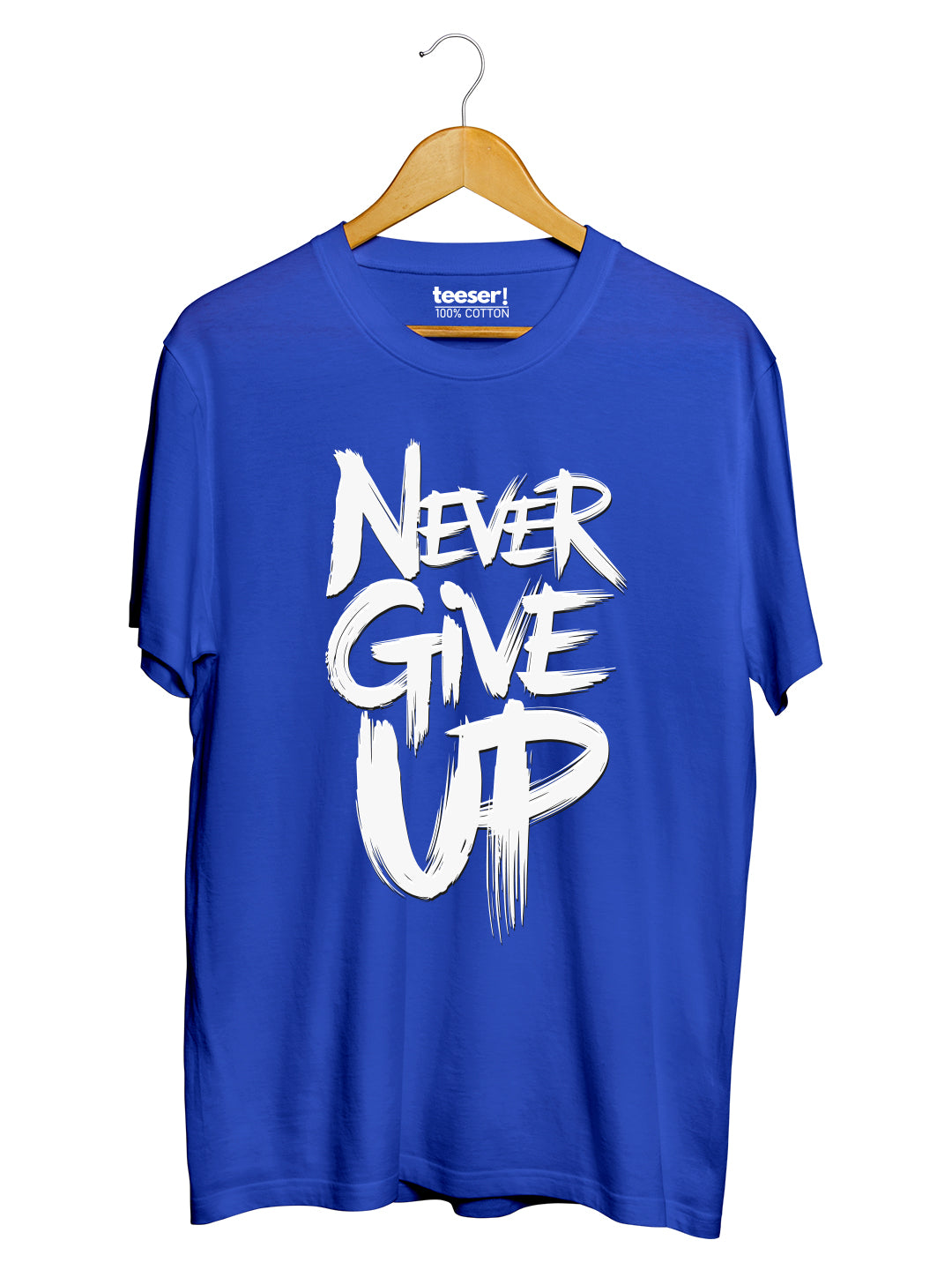 Never Give Up Regular Fit T-Shirt