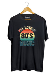 I Love 80's Music Regular Fit T-Shirt