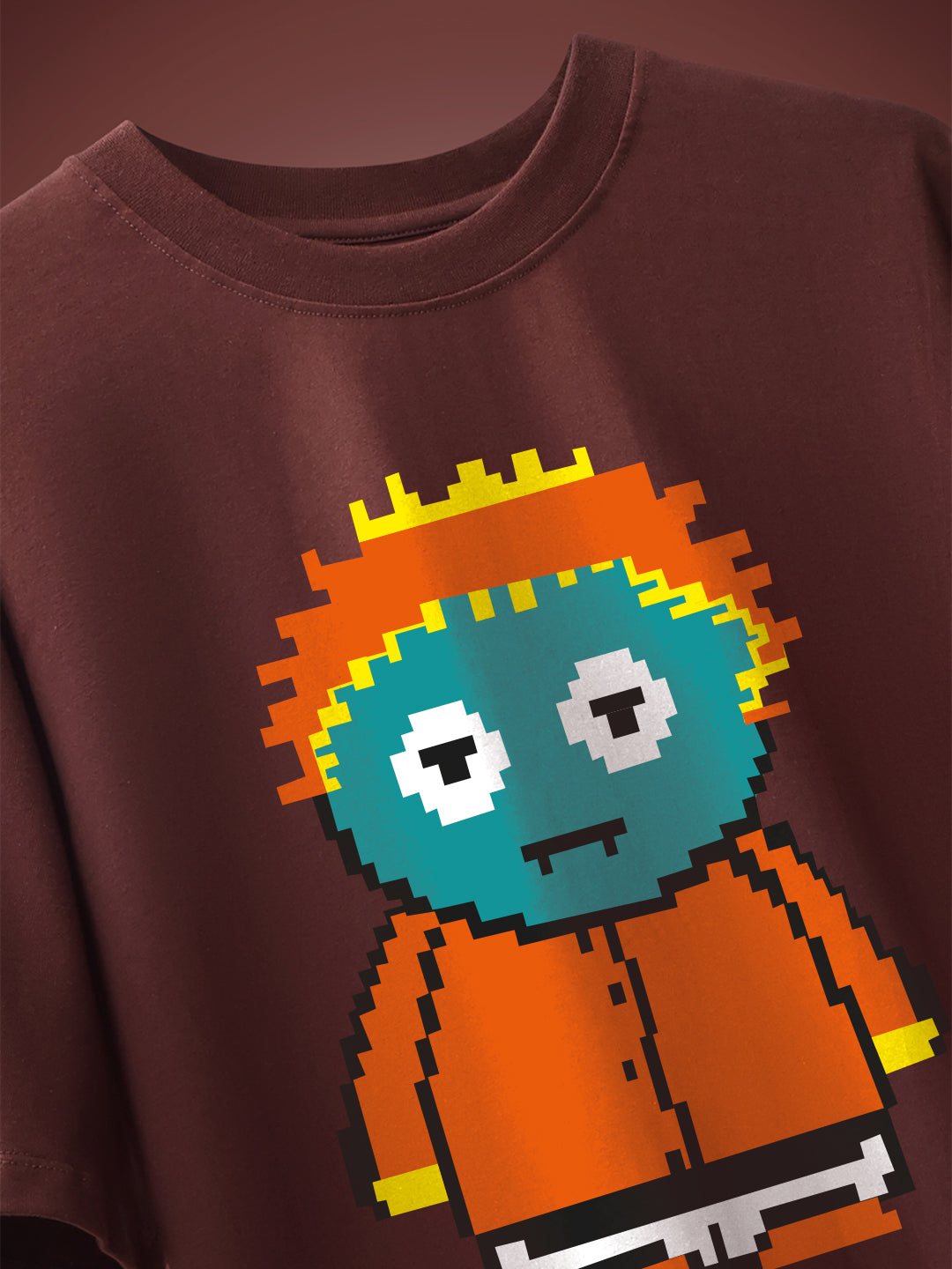 Reality Glitch Oversized Fit T-Shirt