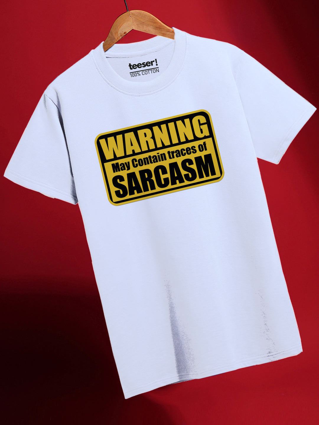 Warning Sarcasm Regular Fit T-Shirt