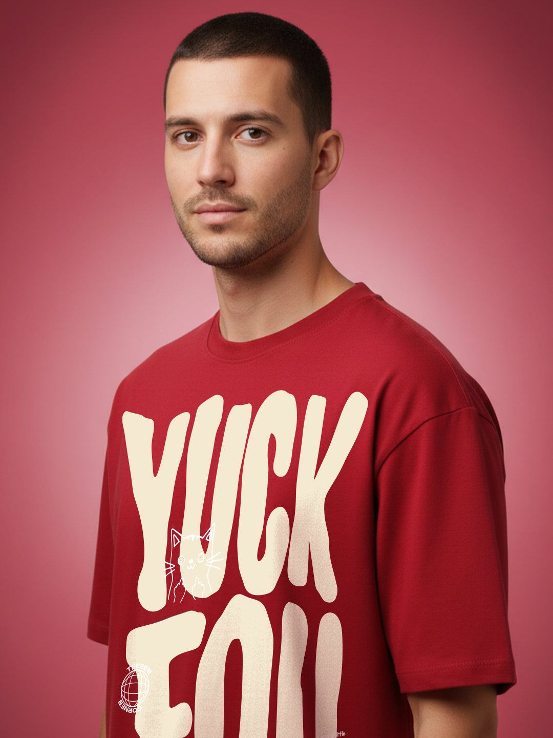 Yuck Fou Oversized Fit T-Shirt