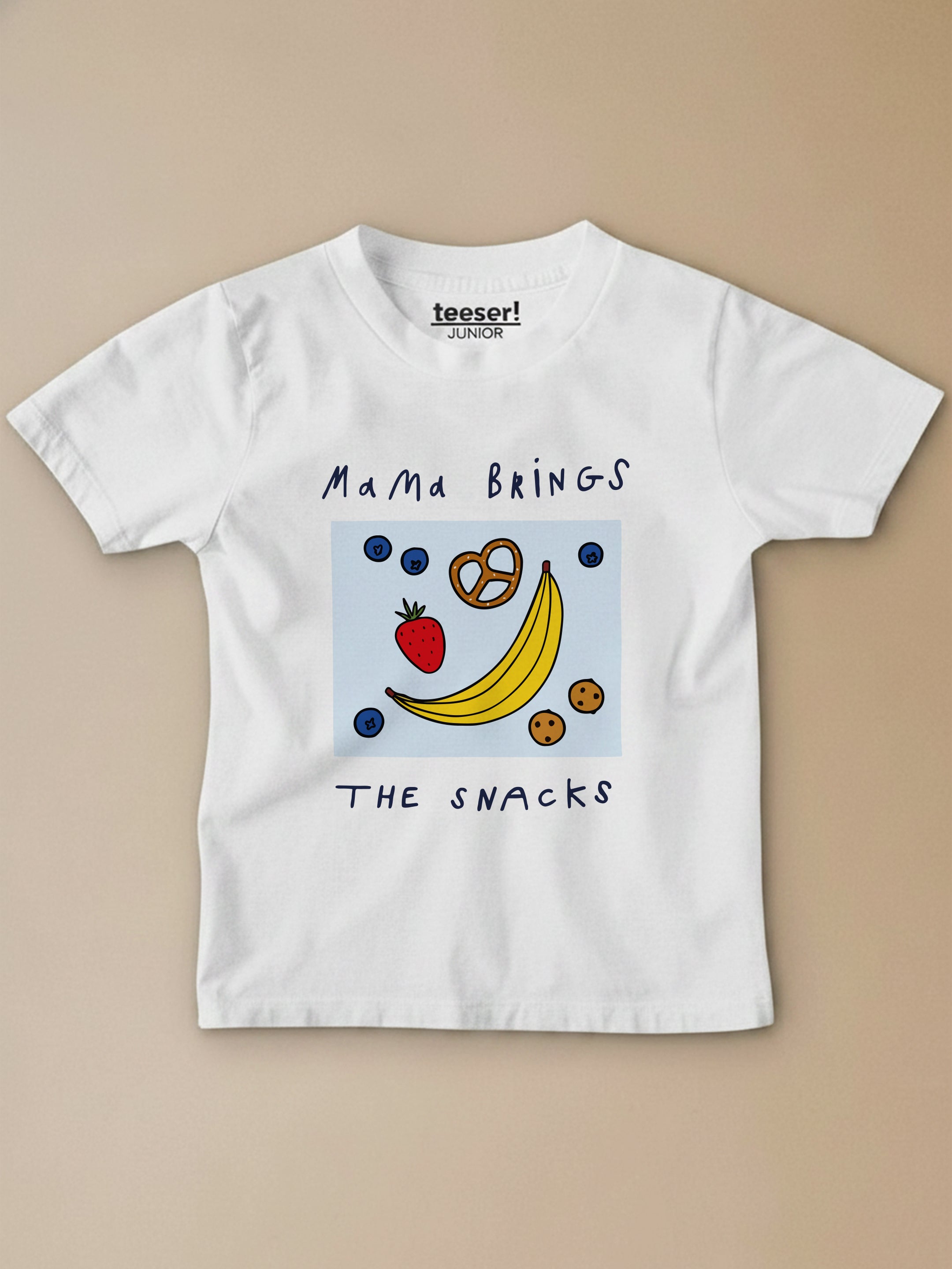 Mama Brings The Snacks Kids T-Shirt