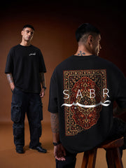 Sabr Oversized Fit Graphic T-Shirt