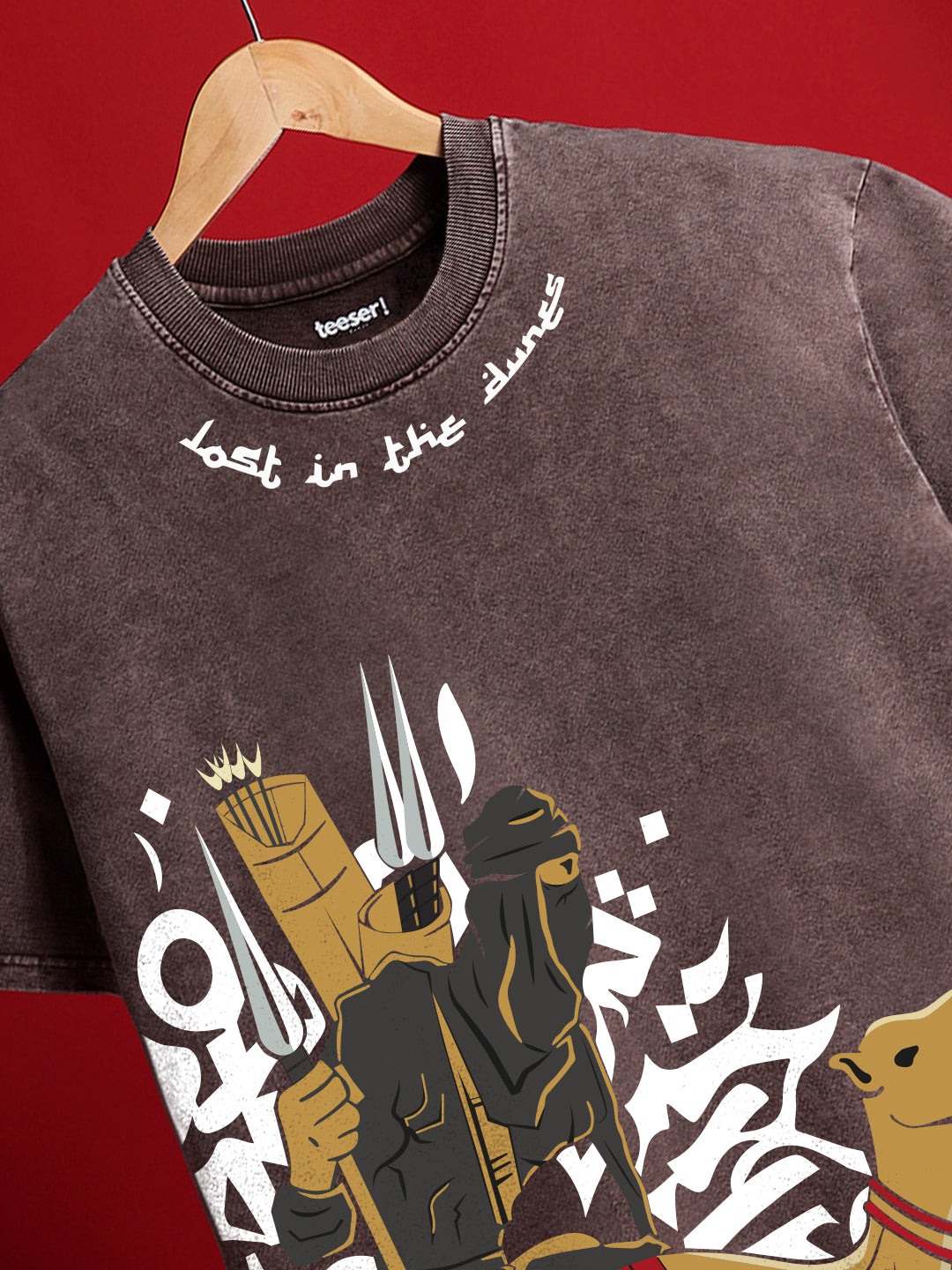 Lost in Winds Oversized Crew Neck T-Shirt