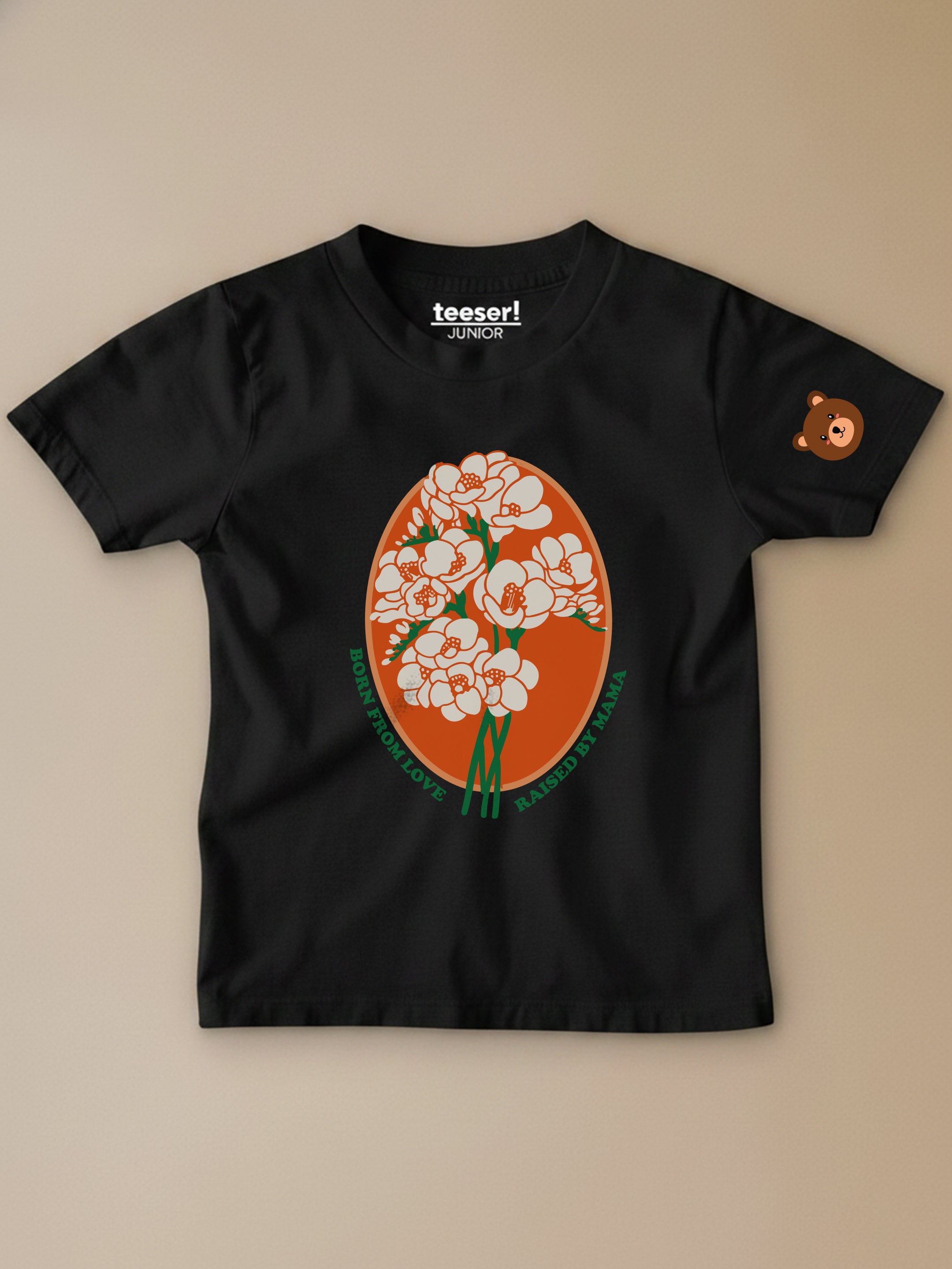 Raised By Mama Kids T-Shirt