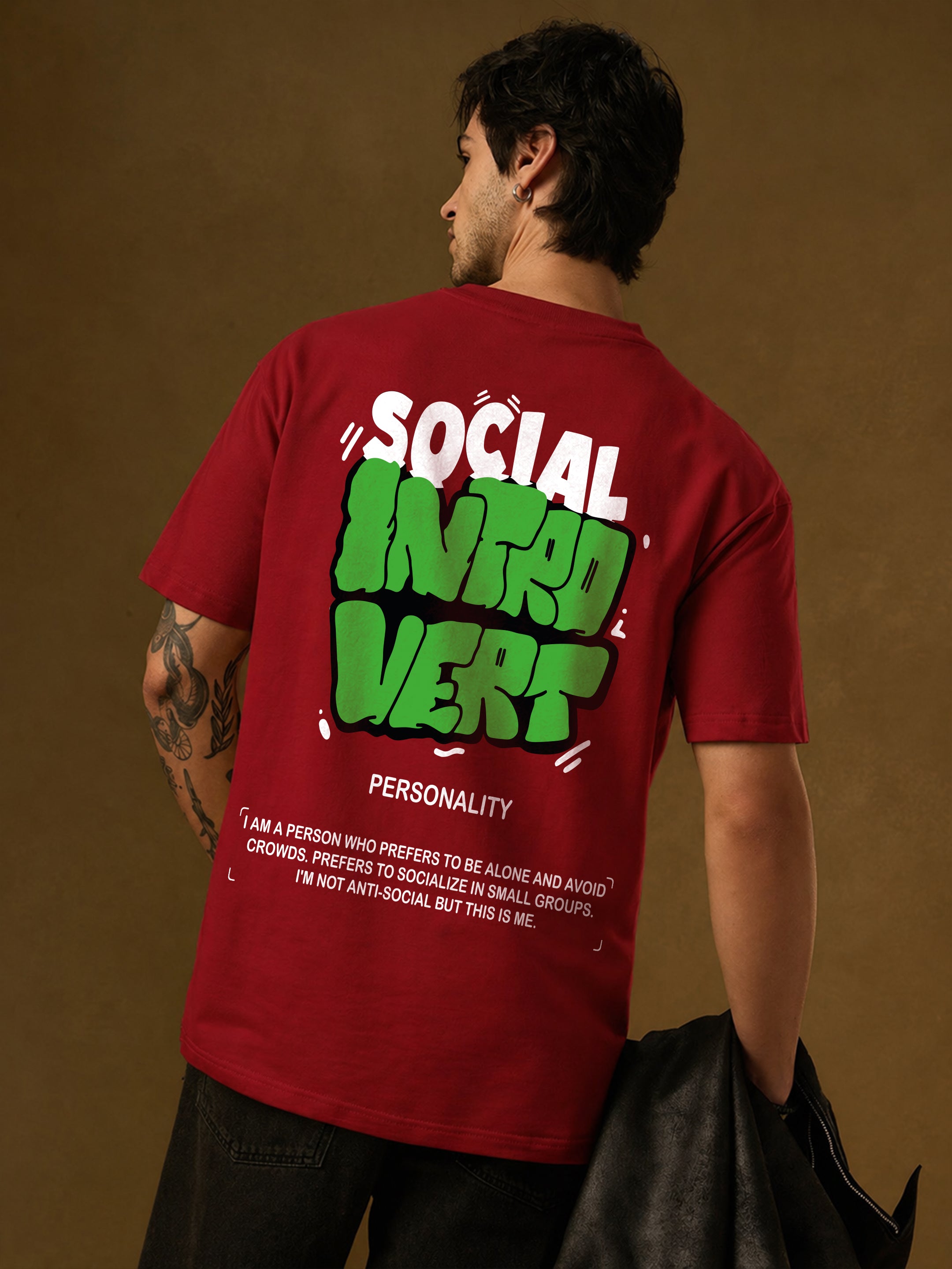 Introvert Oversized Fit T-Shirt