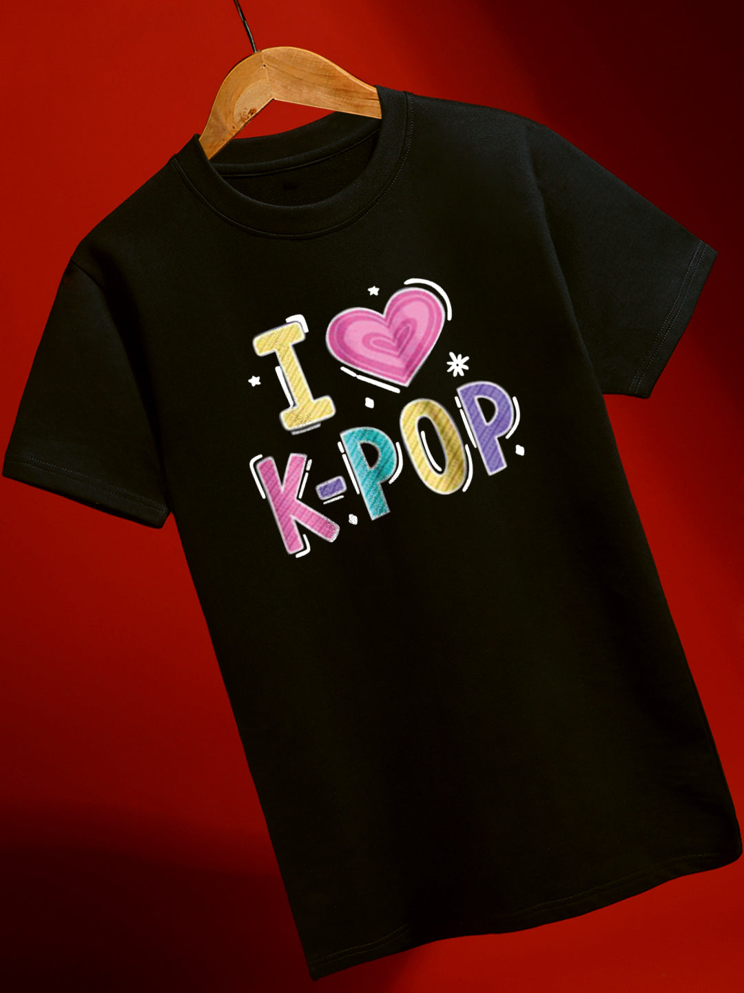I Love K-Pop Regular Fit T-Shirt