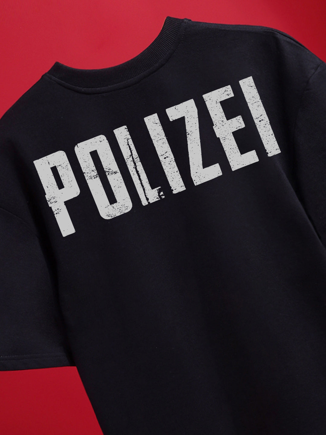Polizei Oversized Fit T-Shirt