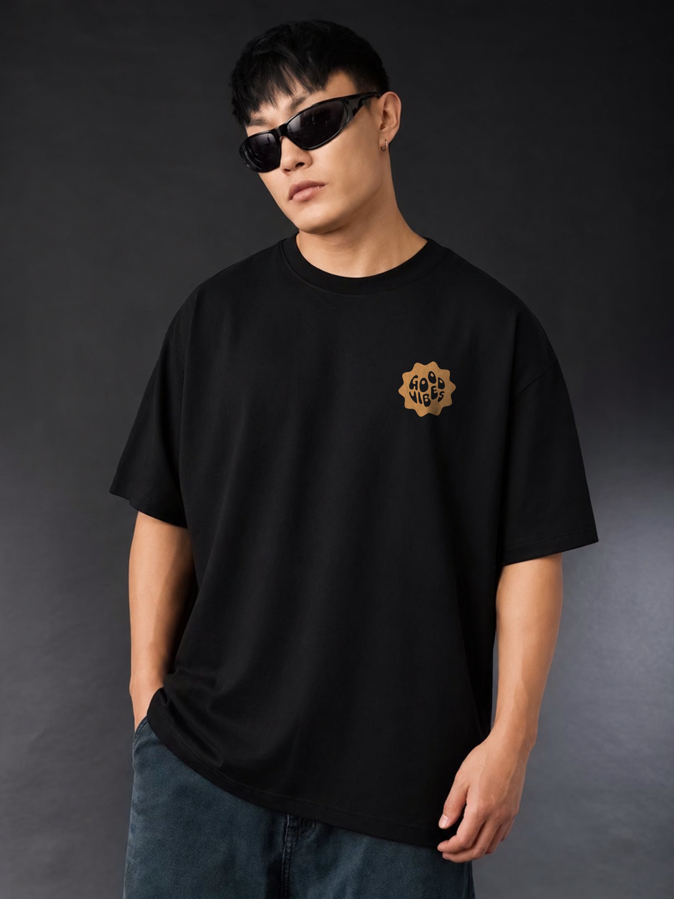 Good Vibes Only Oversized T-Shirt