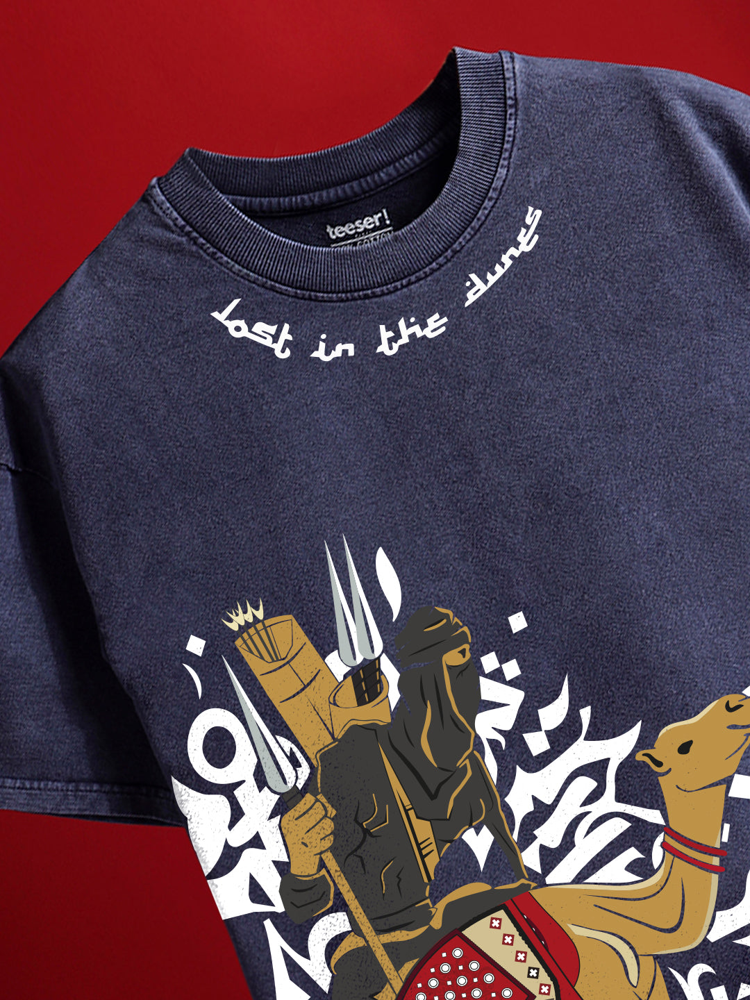 Lost in Winds Oversized Crew Neck T-Shirt