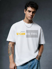 U Can Do This Oversized Fit T-Shirt