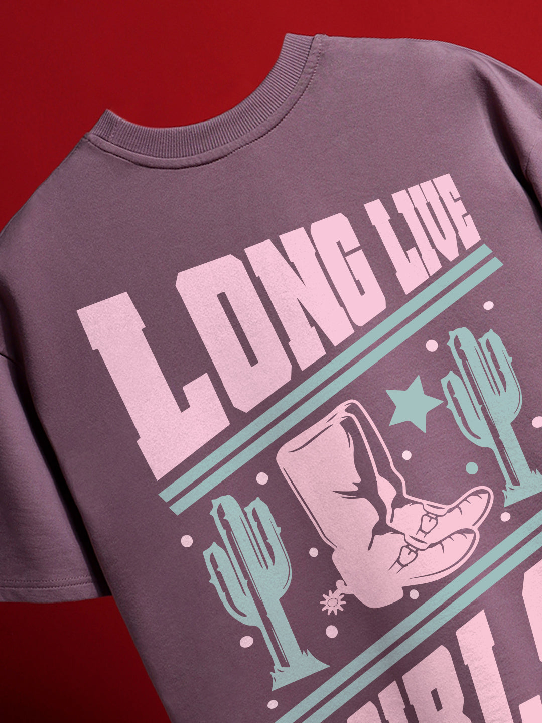 Cow Girl Oversized T-Shirt