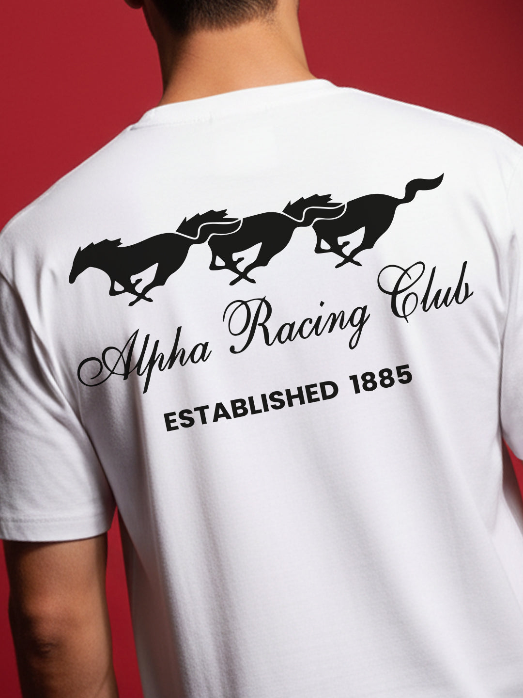 Alpha Racing Club Oversized Fit T-Shirt