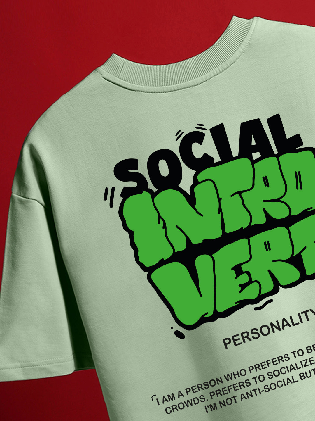 Introvert Oversized Fit T-Shirt