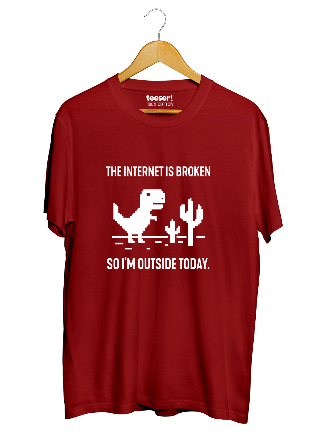 THE INTERNET IS BROKEN Regular T-Shirt