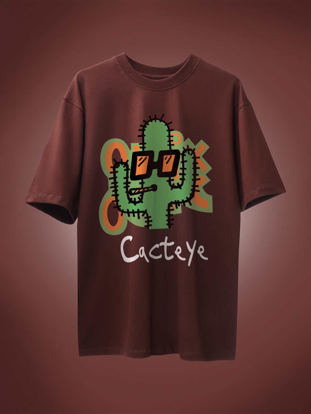 تيشيرت Cacteye بقصة واسعة