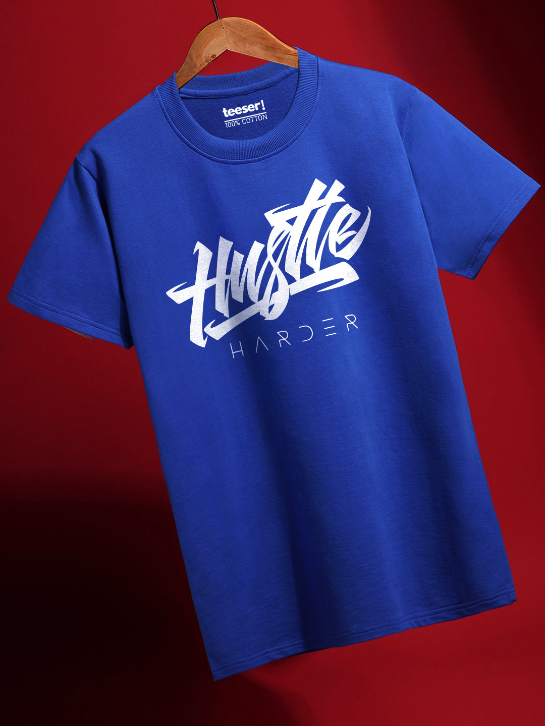 Hustle Harder Regular Fit T-Shirt