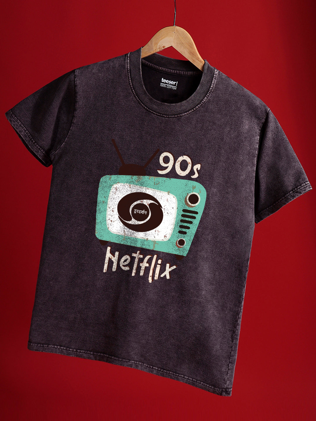 90s Netflix Regular Crew Neck T-Shirt