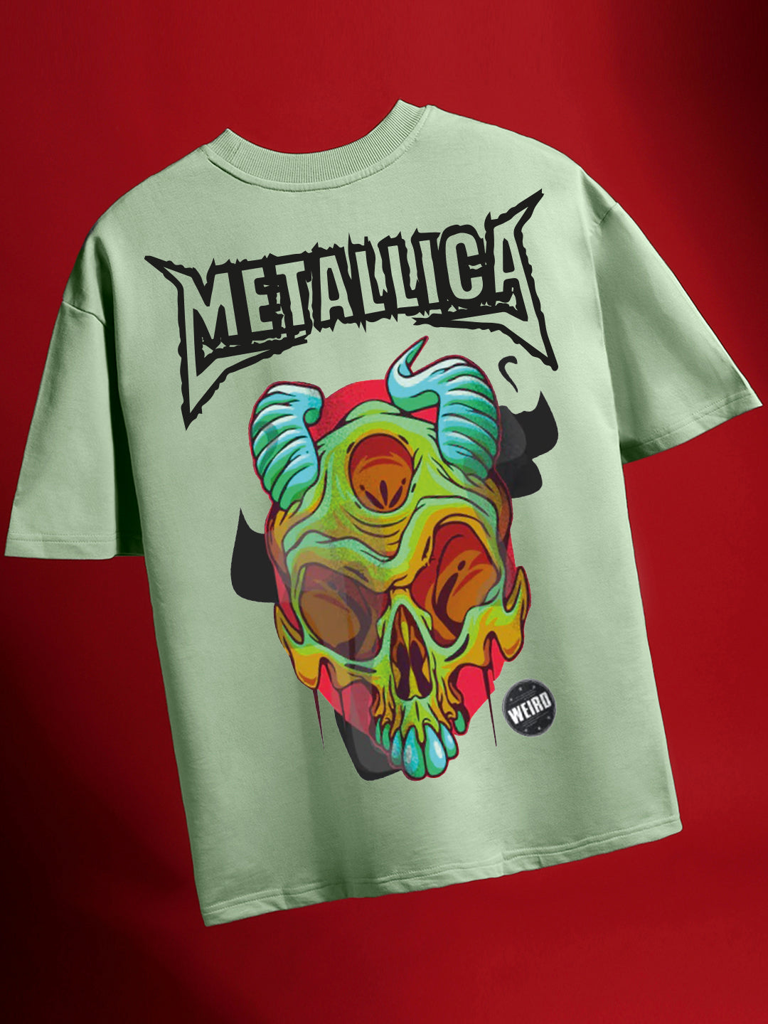 Weird Metallica Oversized T-Shirt