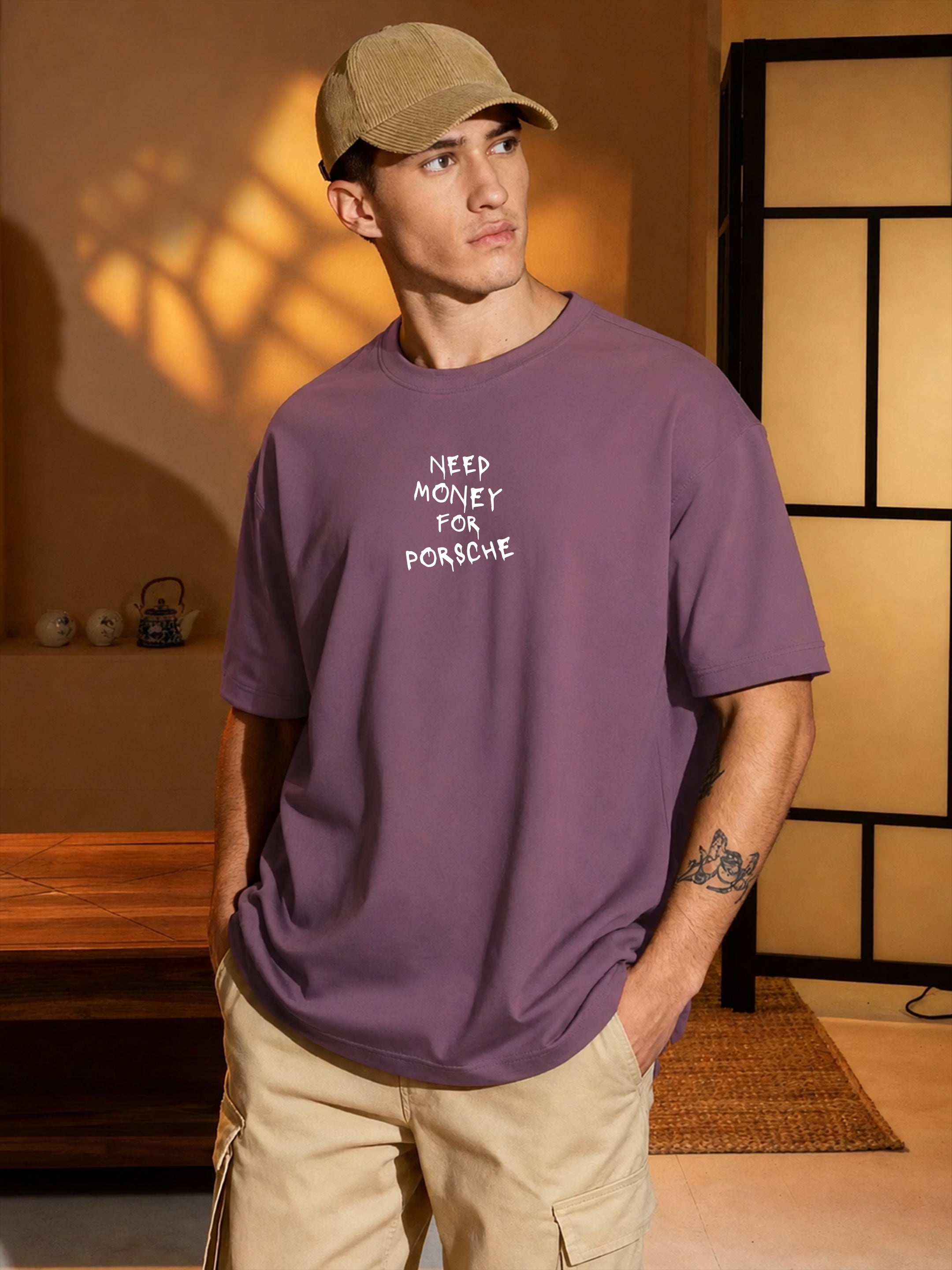 911 Porsche Oversized Fit Graphic T-Shirt
