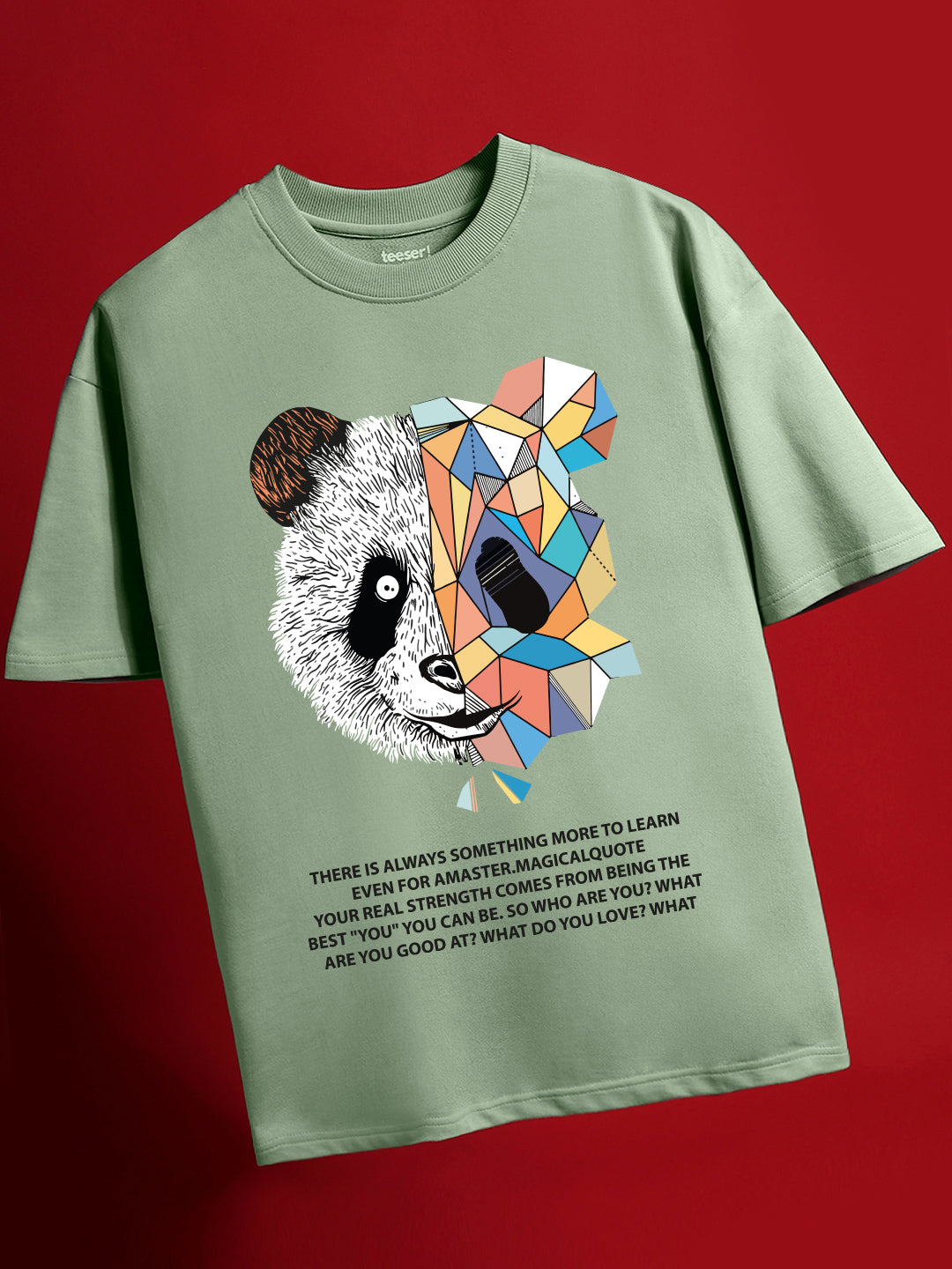 Savage Panda Oversized Fit T-Shirt