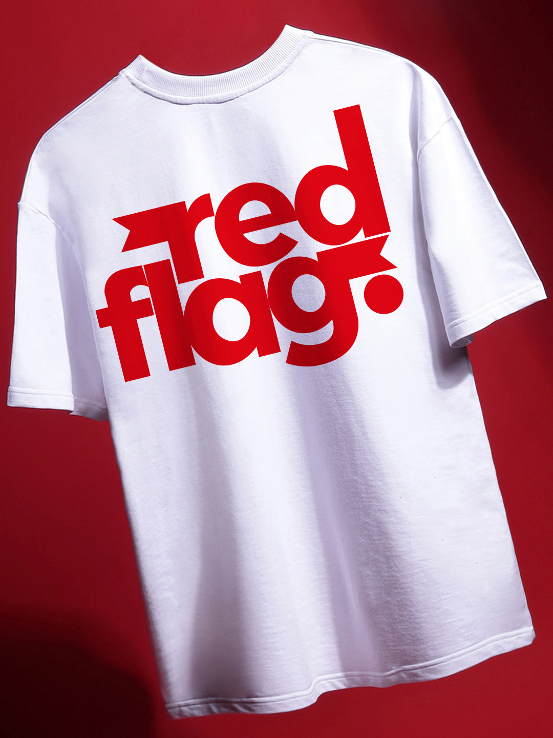 Red Flag Oversized Fit T-Shirt