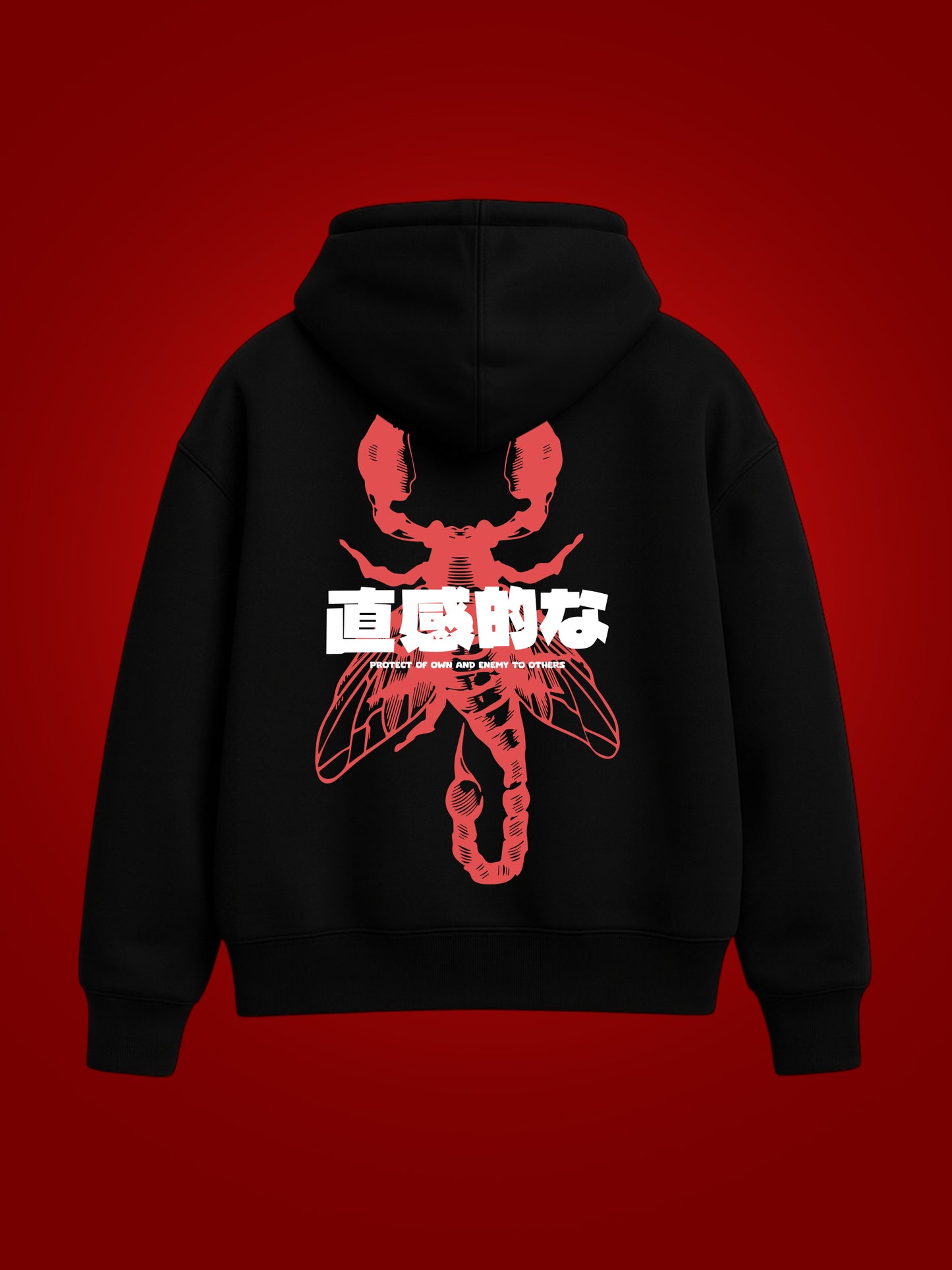 Protect Oversized Graphic Hoodie