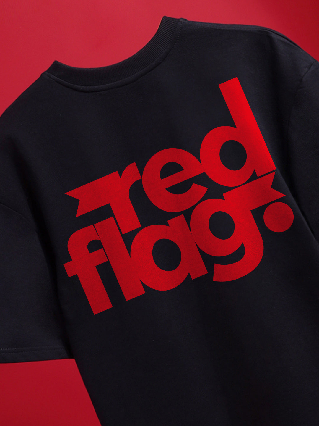 Red Flag Oversized Fit T-Shirt