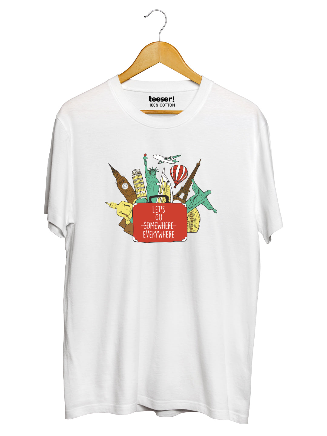 Let's Go Every Where Regular Fit T-Shirt