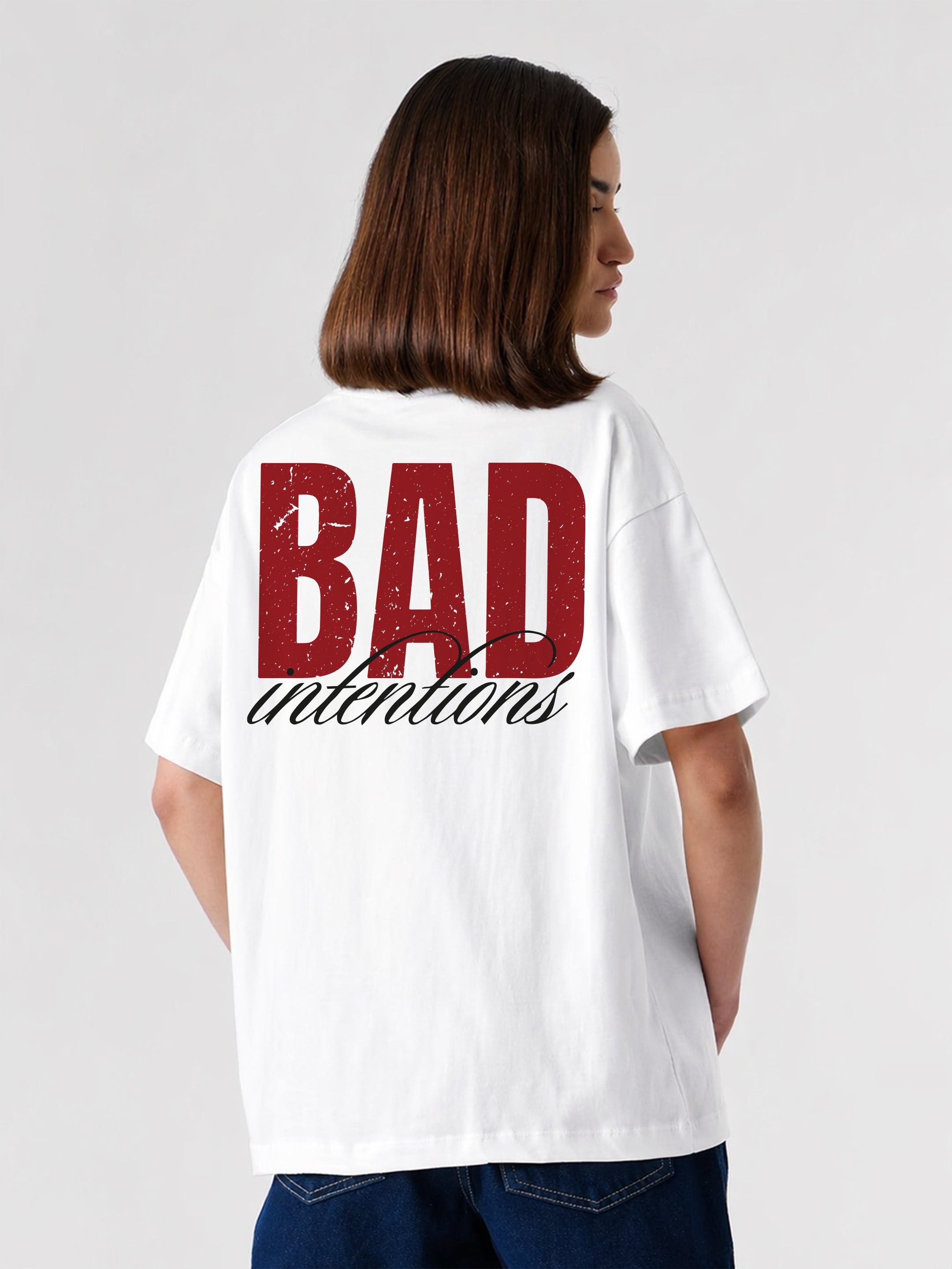 Bad Intentions Oversized Fit T-Shirt For Women