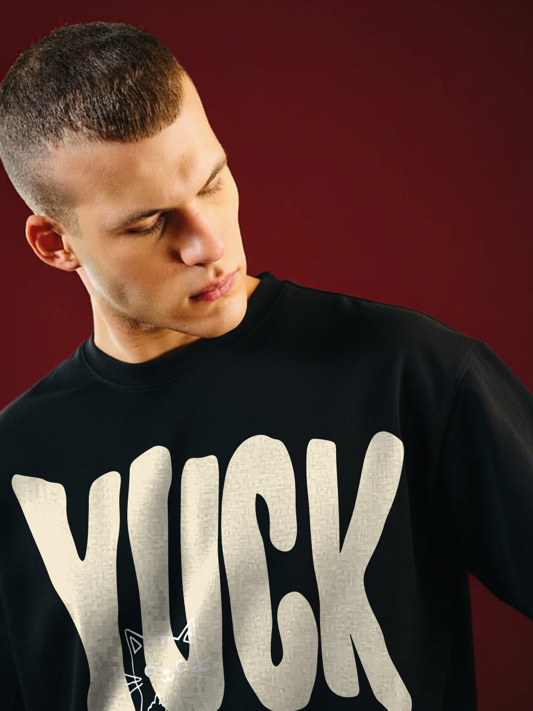 Yuck Fou Oversized Fit T-Shirt