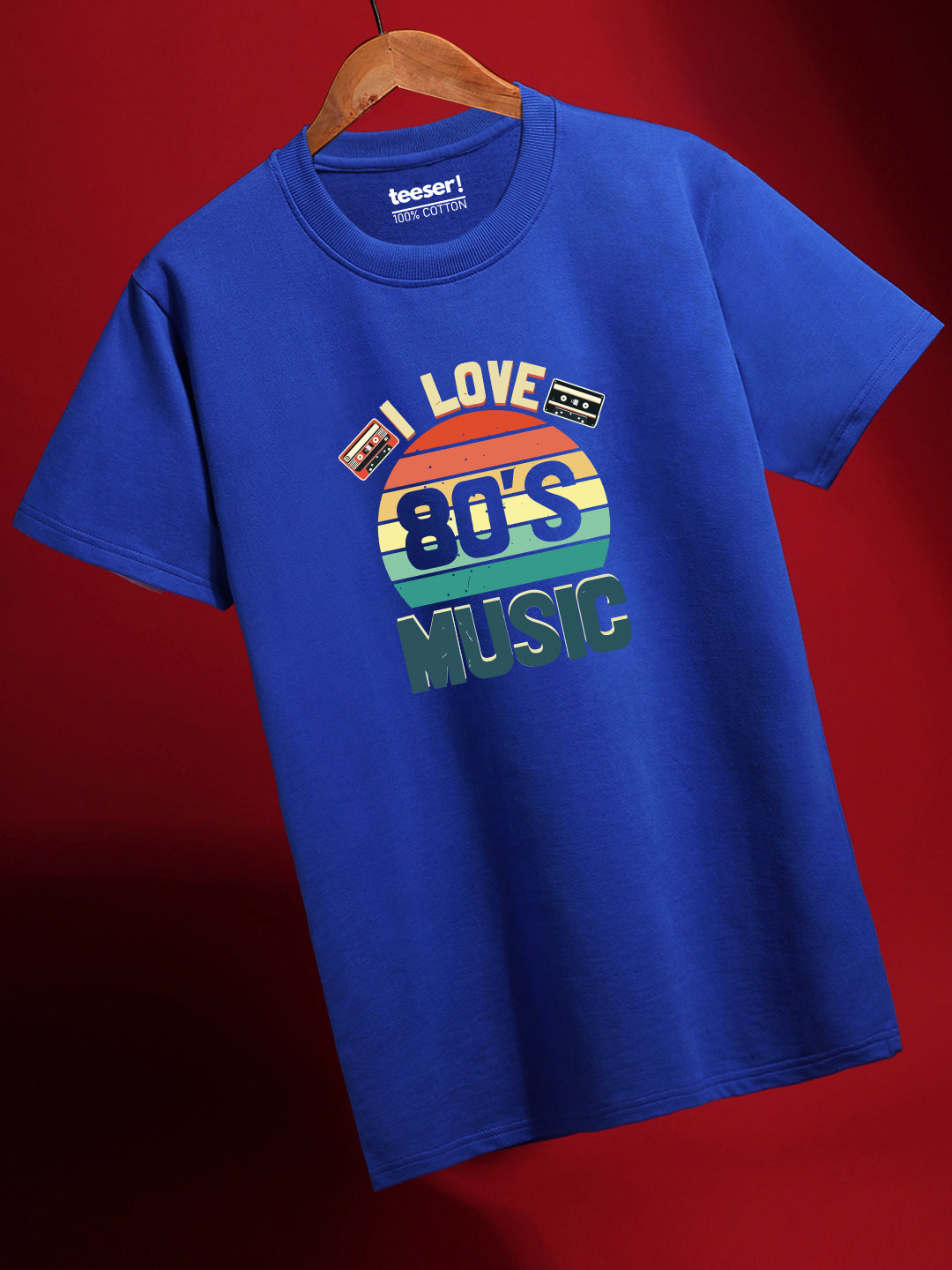 I Love 80's Music Regular Fit T-Shirt