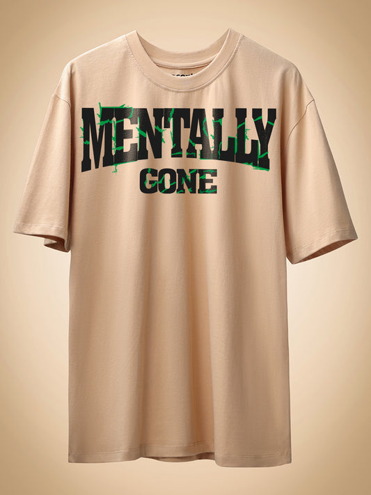 Mentally Gone Oversized Fit T-Shirt