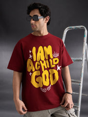 I Am A Child God Oversized Fit T-Shirt